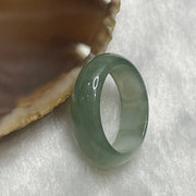 Type A Light Green Jade Jadeite Ring - 4.09g US 9.25 HK 20.5 Inner Diameter 19.3mm Thickness 7.2 by 3.3mm - Huangs Jadeite and Jewelry Pte Ltd