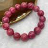 Natural Rhodonite Crystal Bracelet 68.75g 13.3mm/bead 16 beads - Huangs Jadeite and Jewelry Pte Ltd