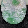 Type A 3 Colors Jade Jadeite Shan Shui Pendant - 89.26g 71.8 by 50.7 by 10.2mm - Huangs Jadeite and Jewelry Pte Ltd
