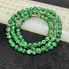 Type A Spicy Green Jade Jadeite Necklace 37.43g 5.7-6.4mm/bead 88 beads - Huangs Jadeite and Jewelry Pte Ltd