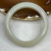 Type A Yellow and Green Jadeite Bangle 58.95g inner diameter 55.4mm 12.5 by 8.4mm - Huangs Jadeite and Jewelry Pte Ltd