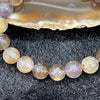 Natural Purple Titanium 紫钛晶 Bracelet 20 beads - 25.17g 9.9mm/bead - Huangs Jadeite and Jewelry Pte Ltd