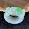 Type A Burmese Jade Jadeite ring with peaches - Huangs Jadeite and Jewelry Pte Ltd