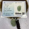 Type A Semi Icy Green Jade Jadeite Dragon Carp Pendant - 28.56g 42.0 by 25.7 by 14.6mm - Huangs Jadeite and Jewelry Pte Ltd