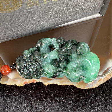 Type A Burmese Jade Jadeite Pixiu - 24.94g 45.6 by 22.3 by 12.9mm - Huangs Jadeite and Jewelry Pte Ltd