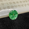 Type A Spicy Green Jade Jadeite Ping An Kou 2.02g 19.4 by 19.4 by 2.5mm - Huangs Jadeite and Jewelry Pte Ltd