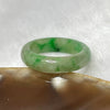 Type A Light Green with Green Patches Jade Jadeite Ring - 3.81g US 6.75 HK 15 Inner Diameter 17.1mm Thickness 5.1 by 3.2mm - Huangs Jadeite and Jewelry Pte Ltd