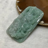 Rare Carving Type A Green Jade Jadeite Xuan Tian Shang Di (玄天上帝) 87.54g 77.4 by 46.7 by 12.0mm - Huangs Jadeite and Jewelry Pte Ltd