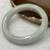 Type A Light Green Jadeite Bangle With Ruyi 51.82g inner diameter 54.0mm 10.7 by 8.5mm - Huangs Jadeite and Jewelry Pte Ltd
