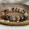 Natural Rainbow Phantom Quartz 彩幽灵 Bracelet 21.04g 9.1mm/bead 20 beads - Huangs Jadeite and Jewelry Pte Ltd