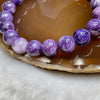 Natural Charoite Crystal Bracelet 28.93g 10.2mm/bead 20 beads - Huangs Jadeite and Jewelry Pte Ltd