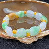 Type A Burmese Mixed Colour Tortoise Shell Bracelet - 26.38g each about 13.2 by 12.0 by 7.1mm - Huangs Jadeite and Jewelry Pte Ltd
