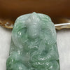 Type A Green Yellow Jambhala 黄财神 Jade Jadeite Pendant 77.99g 69.0 by 43.2 by 13.2mm - Huangs Jadeite and Jewelry Pte Ltd