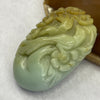Natural Green and Yellow Antique Nephrite Bird Pendant 117.14g 38.3 by 20.8 by 13.0mm - Huangs Jadeite and Jewelry Pte Ltd