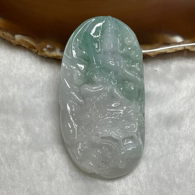 Type A Manjushri Bodhisattva Jade Jadeite 49.72g 72.0 by 35.8 by 9.7mm - Huangs Jadeite and Jewelry Pte Ltd