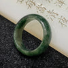 Type A Burmese Dark Green Jade Jadeite Ring - 3.70g US 7.75 HK 17 Inner Diameter 18.4mm - Huangs Jadeite and Jewelry Pte Ltd