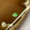 Type A Icy Spicy Green Jade Jadeite Cabochon for Setting - 0.65ct 5.7 by 5.0 by 2.9mm - Huangs Jadeite and Jewelry Pte Ltd