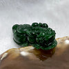 Type A Green Jade Jadeite Pixiu - 12.84g 35.1 by 16.6 by 12.9mm - Huangs Jadeite and Jewelry Pte Ltd