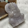 Type A Light Lavender Jade Jadeite Tu Di Gong 57.43g 53.1 by 40.3 by 16.1mm - Huangs Jadeite and Jewelry Pte Ltd