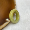 Type A Yellow Jade Jadeite Ring 4.38g US5.5 HK12 Inner Diameter 16.1mm Thickness: 6.2 by 3.9mm - Huangs Jadeite and Jewelry Pte Ltd
