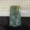 Type A Icy Yellow Blueish Green Thousand hands Guan Yin Jade Jadeite 38.55g 66.0 by 37.1 by 8.6mm - Huangs Jadeite and Jewelry Pte Ltd