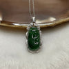 Type A Green Omphacite Jade Jadeite Ruyi - 3.04g 32.0 by 13.9 by 5.6mm - Huangs Jadeite and Jewelry Pte Ltd