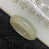 Type A Burmese Yellow Jade Jadeite Ring - 4.56g US 8.5 HK 19 Inner Diameter 19.1mm - Huangs Jadeite and Jewelry Pte Ltd