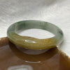 Type A High Quality Green & Yellow Jade Jadeite Bangle - 53.24g Inner Diameter 56.7mm Thickness 12.4 by 7.8mm - Huangs Jadeite and Jewelry Pte Ltd