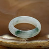 Type A Green Jade Jadeite Ring - 3.57g US 8.75 HK 19.5 Inner Diameter 19.0mm Thickness 6.1 by 3.3mm - Huangs Jadeite and Jewelry Pte Ltd