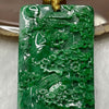 Type A High Quality Green Jade Jadeite Shan Shui Necklace - 29.90g 54.2 by 28.1 by 7.7mm - Huangs Jadeite and Jewelry Pte Ltd