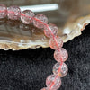 Natural Strawberry Quartz Crystal 草莓晶 - 25 beads 16.04g 7.8mm/bead - Huangs Jadeite and Jewelry Pte Ltd