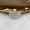 Type A Icy Butterfly Jade Jadeite 1.04g 16.7 by 22.0 by 2.1mm - Huangs Jadeite and Jewelry Pte Ltd