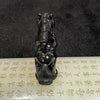 Type A Black Jade Jadeite Horse Display 49.79g 54.1 by 37.8 by 20.1mm - Huangs Jadeite and Jewelry Pte Ltd