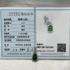 Type A Green Omphacite Jade Jadeite Hulu - 2.27g 25.7 by 11.2 by 5.1mm - Huangs Jadeite and Jewelry Pte Ltd
