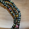 Natural Green & Brown Crystal Beads Necklace - 9.5g 3.2mm/bead 181 beads - Huangs Jadeite and Jewelry Pte Ltd