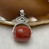 Type A Red Jade Jadeite Lu Lu Tong Pendant 5.8g 31.3 by 16.8 by 13.1mm - Huangs Jadeite and Jewelry Pte Ltd