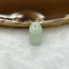 Type A Green Jade Jadeite Peanut - 1.49g 19.0 by 12.6 by 12.6 mm - Huangs Jadeite and Jewelry Pte Ltd