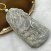Type A Green and Lavender Guan Yin & Dragon Jade Jadeite Pendant 72.7g 73.7 by 37.4 by 13.6mm - Huangs Jadeite and Jewelry Pte Ltd