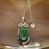 Type A Green Omphacite Jade Jadeite Ruyi - 3.14g 37.0 by 12.6 by 6.4mm - Huangs Jadeite and Jewelry Pte Ltd