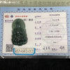 Type A Blueish Green Jade Jadeite Guan Yin 14.01g 49.3 by 28.7 by 6.2mm - Huangs Jadeite and Jewelry Pte Ltd