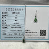 Type A Green Omphacite Jade Jadeite Hulu - 1.54g 18.8 by 9.4 by 5.5mm - Huangs Jadeite and Jewelry Pte Ltd