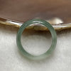 Type A Light Green Jade Jadeite Ring - 4.09g US 9.25 HK 20.5 Inner Diameter 19.3mm Thickness 7.2 by 3.3mm - Huangs Jadeite and Jewelry Pte Ltd