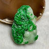 Rare Type A Yang Green Jade Jadeite Dragon 86.34g 65.9 by 44.7 by 18.4mm - Huangs Jadeite and Jewelry Pte Ltd