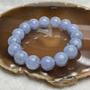 Rare High End Type A Burmese Intense Lavender Jade Jadeite Bracelet with NGI Cert - 63.76g 13.6mm/bead 16 beads - Huangs Jadeite and Jewelry Pte Ltd