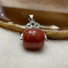 Type A Red Jade Jadeite Lu Lu Tong Pendant 5.8g 31.3 by 16.8 by 13.1mm - Huangs Jadeite and Jewelry Pte Ltd