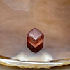 Natural Strawberry Quartz Cube Charm - 0.9g 7.1 by 7.1 by 7.1mm - Huangs Jadeite and Jewelry Pte Ltd