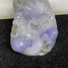 Type A Rare Intense Lavender Dragon Burmese Jadeite Pendant - 45.5g 60.1 by 38.0 by 11.9mm - Huangs Jadeite and Jewelry Pte Ltd