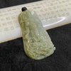 Type A Icy Green Guan Gong Jade Jadeite Pendant - 85.01g 80.3 by 44.4 by 15.1mm - Huangs Jadeite and Jewelry Pte Ltd