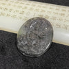 ICY Type A Black Grey Jade Jadeite Daikokuten (大黒天) Mahakala - 30.94g 50.9 by 42.7 by 7.6mm - Huangs Jadeite and Jewelry Pte Ltd
