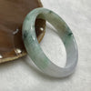Type A Lavender & Green Piao Hua Jade Jadeite Bangle - 49.81g Inner Diameter 58.0 Thickness 13.6 by 6.7mm - Huangs Jadeite and Jewelry Pte Ltd